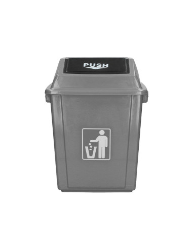 PAPELERA CONTENEDOR Q-C/PLASTICO T.BALANCIN 20 LITROS 340x240x450 MM