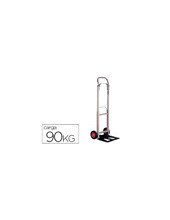 CARRETILLA PORTAPAQUETES C/RUEDAS PLEGABLE EN AL.CARGA 90 KG MEDIDAS 2
