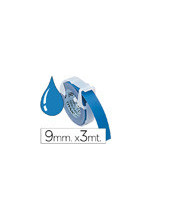 CINTA DYMO 9MM X 3MT AZ. TRADICIONAL 2