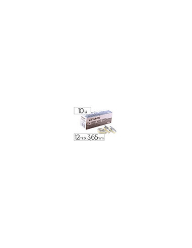 CINTA DYMO AL.CON ADHESIVO 12MM X 3,65MT M1011 CAJA 100 UD.