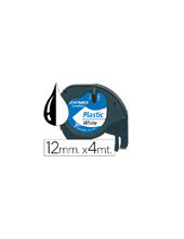 CINTA DYMO 91201 12MMX4MT NG./BL.PERLA D1 2
