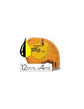 CINTA DYMO 91202 12MMX4MT NG./AM. D1 2