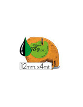CINTA DYMO 91204 12MMX4MT NG./VE. D1 2
