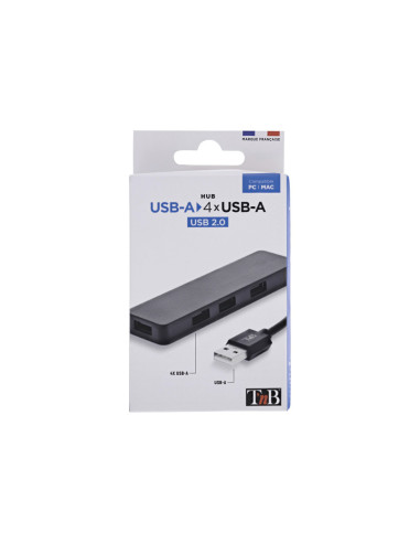 HUB TNB FIRST 4 PUERTOS USB -A 2.0 NG.