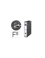 ARCH.PAL.LIDERPAPEL C.FORRADO FL.JASPEADO NEGRO SIN CAJA C/RADO CLASS 2