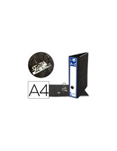 ARCH.PAL.LIDERPAPEL C.FORRADO DIN A4 JASPEADO NEGRO SIN CAJACLASSIC B 2