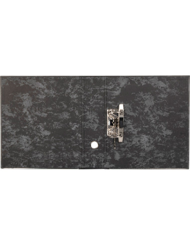 ARCH.PAL.LIDERPAPEL C.FORRADO DIN A4 JASPEADO NEGRO SIN CAJACLASSIC B
