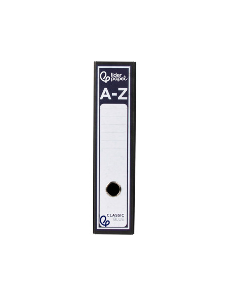 ARCH.PAL.LIDERPAPEL C.FORRADO DIN A4 JASPEADO NEGRO SIN CAJACLASSIC B