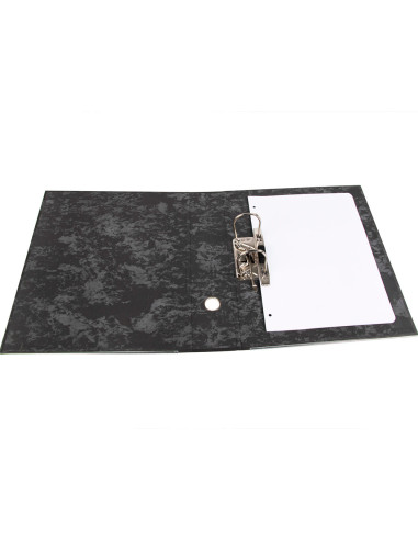 ARCH.PAL.LIDERPAPEL C.FORRADO DIN A4 JASPEADO NEGRO SIN CAJACLASSIC B