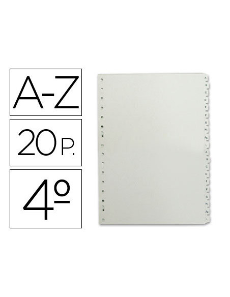 SEP.ALFABETICO MULTIFIN PLASTICO 3002