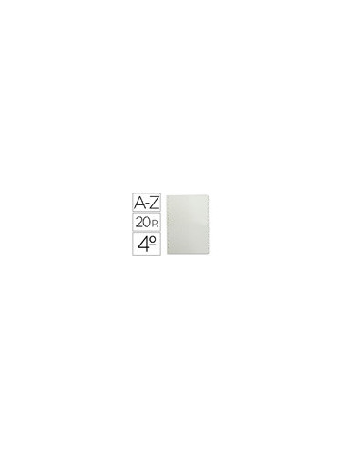 SEP.ALFABETICO MULTIFIN PLASTICO 3002