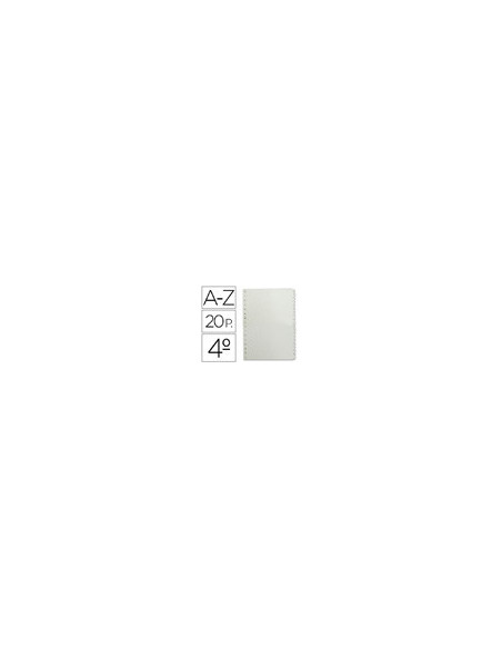 SEP.ALFABETICO MULTIFIN PLASTICO 3002