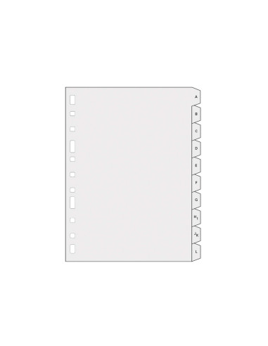 SEP.ALFABETICO MULTIFIN PLASTICO 3002