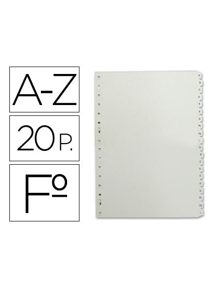 SEP.ALFABETICO MULTIFIN PLASTICO 3005
