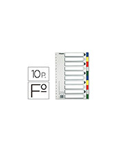 SEPARADOR ESSELTE PLASTICO JUEGO 10 SEPARADORES FL.5 MULTITALADRO 2