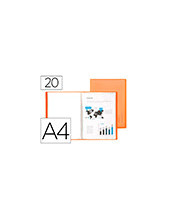 CARPETA ESCAPARATE 20 FUNDAS PP A4 NJ.FROSTY 2