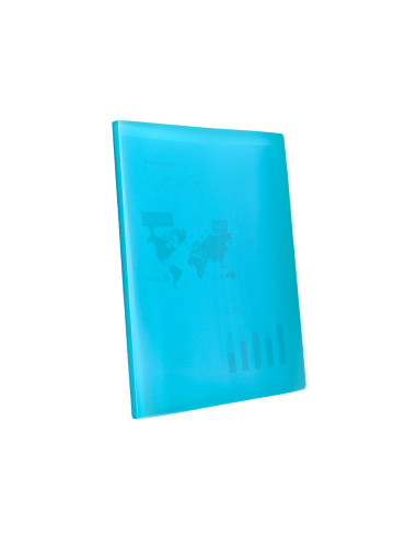 CARPETA ESCAPARATE 30 FUNDAS PP A4 AZ.FROSTY