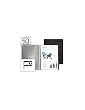 CARPETA ESCAPARATE 50 FUNDAS PVC FL.NG.OPACO 2