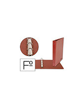 CARPETA 4 A 25 MM CARTON CUERO FL. 2