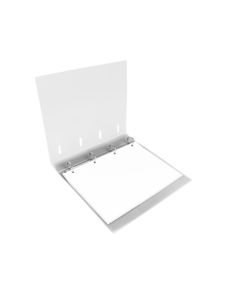 CARPETA RECAMBIO  A4 5MM 100H. 80G PP. 4AN.MIXTAS 25MM TPTE.