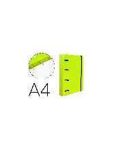 CARPETA RECAMBIO  A4 5MM 100H. 80G PP. 4AN.25MM AM. 2