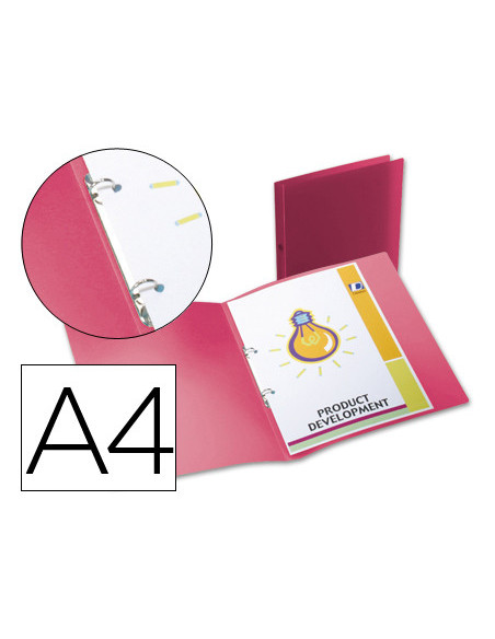 CARPETA BEAUT.2 A RED.S MINI 15 MM 49070 PP DIN A4 ROJA