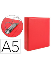 CARPETA 4º 4 ANILLAS 25 MM REDONDAS LIDER  CARTON FORR PVC NJ