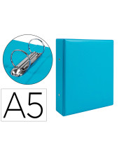 CARPETA 4º 2 ANILLAS 40 MM REDONDAS LIDER CARTON FORR PVC AZ