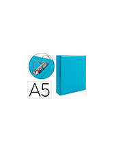 CARPETA 4º 2 ANILLAS 40 MM REDONDAS LIDER CARTON FORR PVC AZ 2