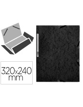 CARPETA GOMAS Q-CON. 320X243MM SIMIL-PRESPAN 3 SOLAPAS LOMO 15CM NG