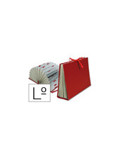 CARPETA FUELLE A-Z C.FORRADO LETRAS BURDEOS 2