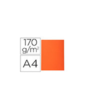 SUBCARPETA A4 170 GR. EXACOMPTA NARANJA C/100 2