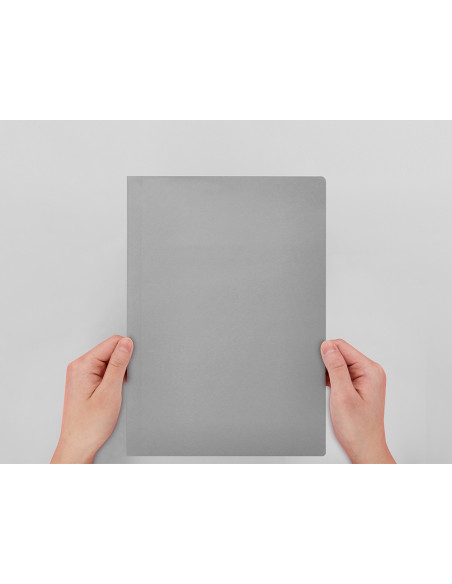 SUBCARPETA FL 180 GR. LIDERPAPEL GRIS INTENSO *59406