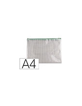 BOLSA MULTIUSOS Q-CON.PVC A4 APERTURA SUPERIOR CREMALLERA VER. 2