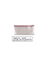 BOLSA MULTIUSOS Q-CON.MALLA CHEQUE 250X115 MM RJ. 2