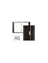 AGENDAAN. 2027 NERO 15X21 CM D/P PAPEL 70G  C IIMANTADO SIMILPIEL NG. 2