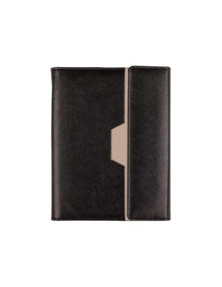 AGENDAAN. 2027 NERO 15X21 CM D/P PAPEL 70G  C IIMANTADO SIMILPIEL NG.