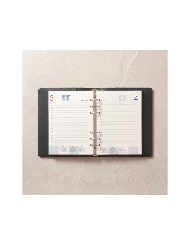 AGENDAAN. 2027 NERO 15X21 CM D/P PAPEL 70G  C IIMANTADO SIMILPIEL NG.