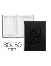 AGENDA OFICINA  2027 ENCUADERNADA CRETA S/V 80X150MM BILINGUE 70G NG.