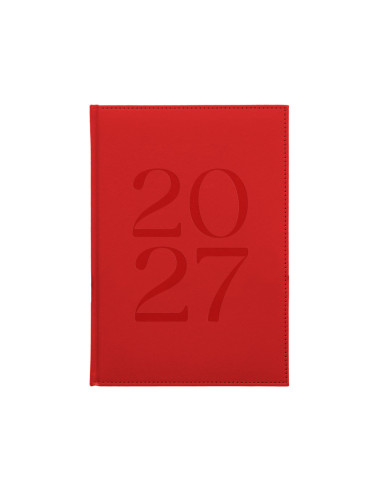 AGENDA OFICINA  2027 ENCUADERNADA CRETA S/V A5 BILINGUE 70G RJ.  DURA