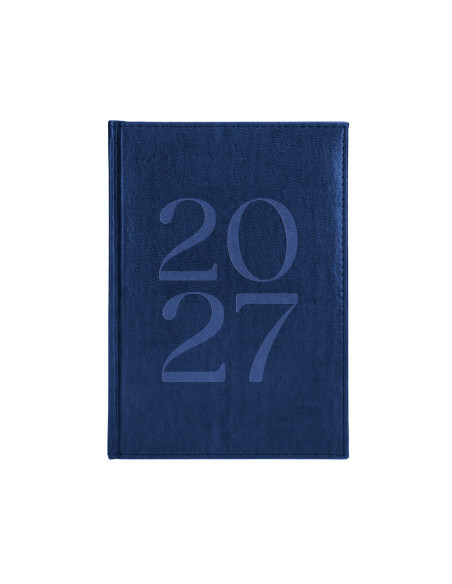 AGENDA OFICINA  2027 ENCUADERNADA CRETA D/P A5 BILINGUE 70G AZ.BLANDA