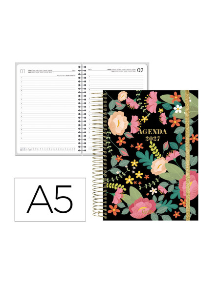 AGENDA OFICINA  2027 ESP.FANTASY D/P A5 BILINGUE 70G PAPEL FSC NG.