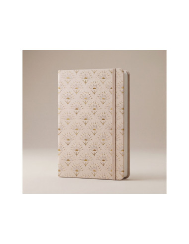 AGENDA OFICINA  2027 ENCUADERNADA BOHO D/P A5  70G PAPEL FSC GRIS