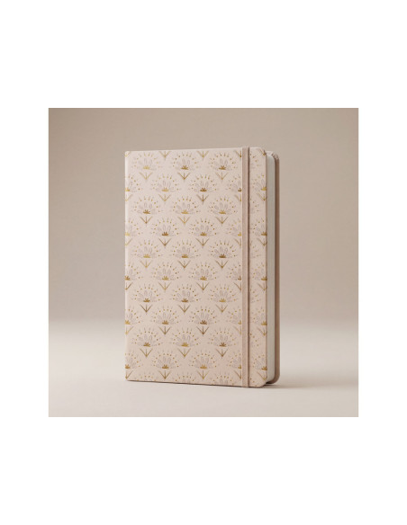 AGENDA OFICINA  2027 ENCUADERNADA BOHO D/P A5  70G PAPEL FSC GRIS