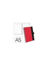 AGENDA OFICINA  2027 ESP.SYMI D/P A5 BILINGUE 70G PAPEL FSC BURDEOS 2