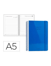 AGENDA OFICINA  2027 ESP.NEON D/P A5 BILINGUE 70G PAPEL FSC AZ.