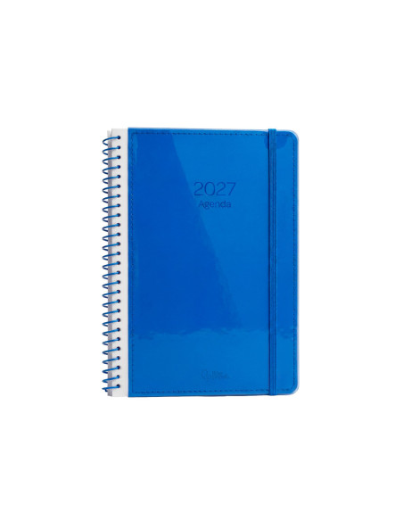 AGENDA OFICINA  2027 ESP.NEON D/P A5 BILINGUE 70G PAPEL FSC AZ.