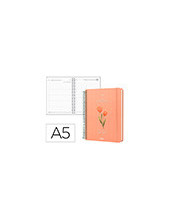 AGENDA OFICINA  2027 ESP.FLOWERS A D/P A5 BILINGUE 70G PAPEL FSC NJ. 2