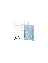 AGENDA OFICINA  2027 ESP.FLOWERS A D/P A5 BILINGUE 70G PAPEL FSC CEL. 2