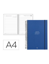 AGENDA OFICINA  2027 ESP.OLBIA D/P  A4 BILINGUE 60G PAPEL FSC AZ.
